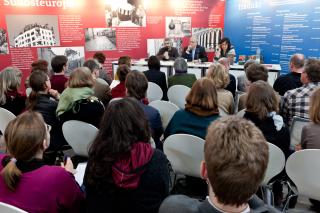 13_Buchmesse Lesung_Matteo Colombi und Krajewski