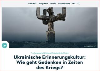 Teaser für GWZO-Sendung beim Detektor.fm_ukrainische Erinnerungskultur