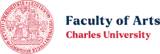 Siegel der Karls-Universität neben dem Schriftzug 'Faculty of Arts Charles University'.