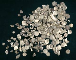 Hacksilver from a hoard found by Cortnitz