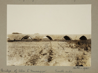 Bridge over the Abū-l Munaǧǧa chanel, which regulated the irrigation of the eastern Nile Valley. Cairo, 1260s Photo: Keppel Archibald Cameron Creswell, 1916–21, © Victoria and Albert Museum, London