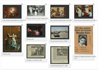 Verschiedene historische Bilder aus der Sammlung Arif Yıldırım auf der Seite des Dokumentationsarchivs Migration Tirol (DAM)
