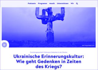 Teaser für GWZO-Sendung beim Detektor.fm_ukrainische Erinnerungskultur