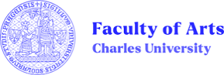 Siegel der Karls-Universität neben dem Schriftzug 'Faculty of Arts Charles University'.