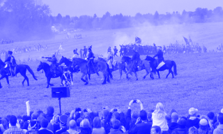 200-year anniversary of the Battle of Leipzig , re-enactment on 20 October 2013 in Leipzig, © D. Hüchtker